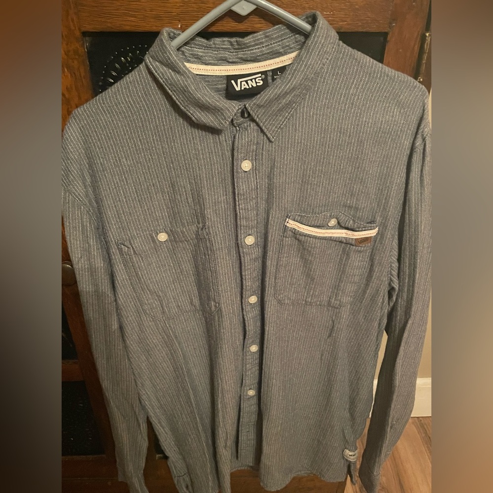 Vans long sleeved button up